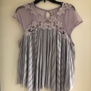 Free People Purple Top